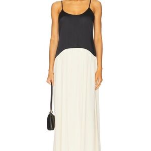 SOLID & STRIPED Talulla Dress Noir & Brule